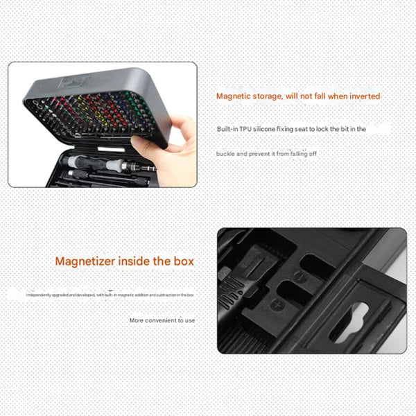 132 in 1 Magnetic Precision Screwdriver Set PC Phone Electronics Repair Tool KMP