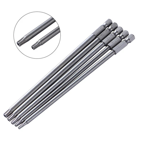 5 Pcs Tool Impact Nut Driver Set Screw Star Screwdriver Bits