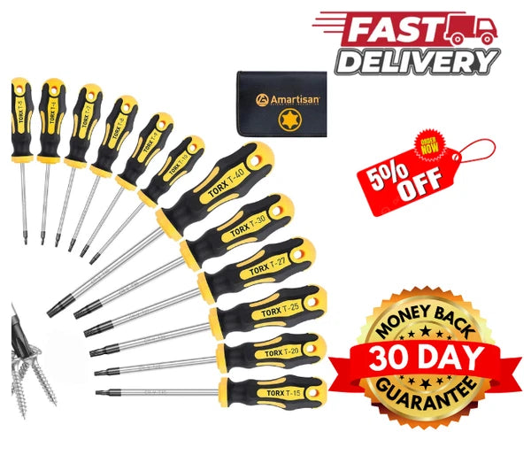 12piece Magnetic Torx Screwdrivers Set Magnetic Torx Driver Star Screwdrivers Se