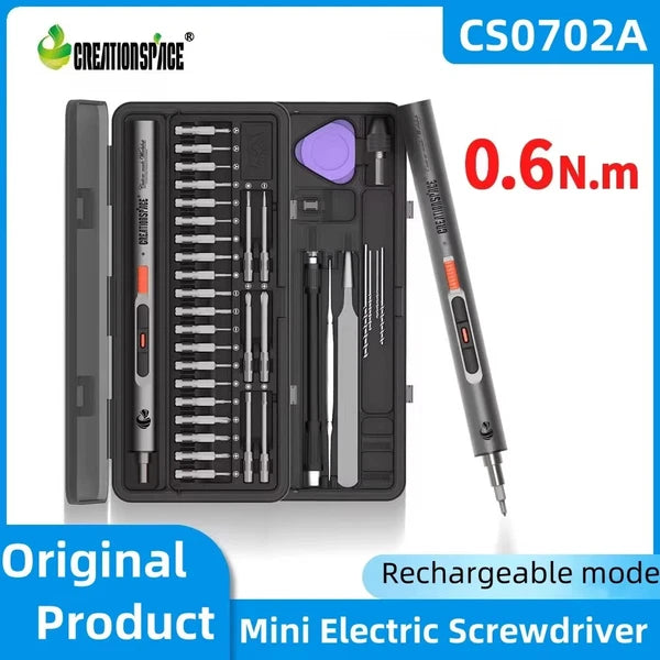 3.6V Electric Screwdriver Rechargeable Screwdriver Set with LED Light 3 Torque
