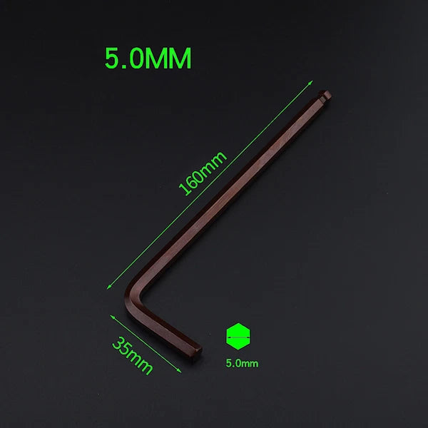 L-type Non-Magnetic Screwdriver Allen Key Ball End Head S2 Hex Wrench Auto Tools