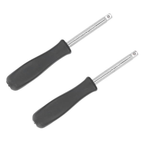 2Pcs Drive Spinner 1/4in Socket Driver Handle Tool Set Kit For Repair