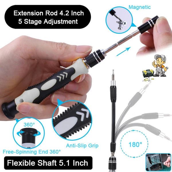 170 In 1 Precision Screwdriver Set Torx Computer PC Phone Watch Repair Tool Kit