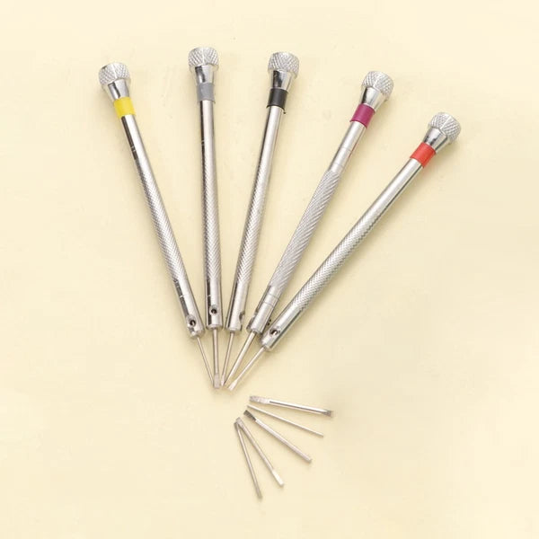 5 Pcs Small Screwdriver Set Glasses Repairing Tool Kit Sunglasses