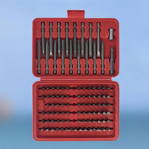 98pcs Slotted Screwdriver Bit Set Tool Kit Repair Tools