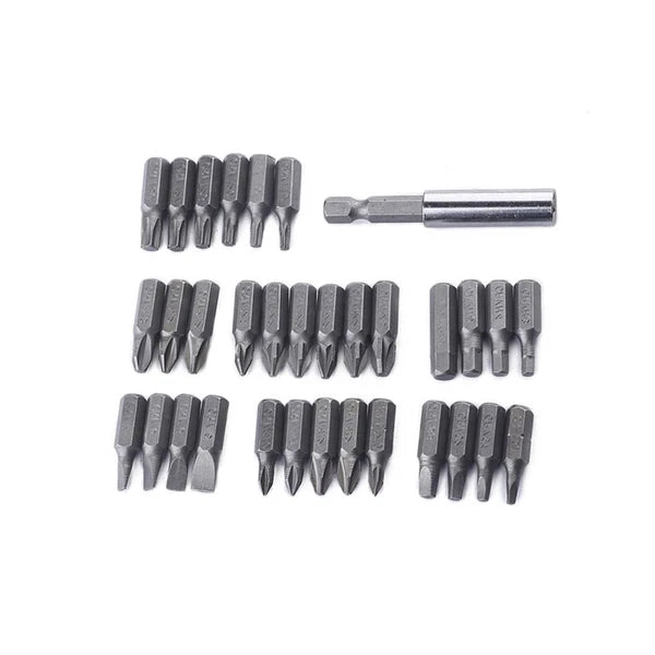 33 Pcs Tamper Proof Screwdriver Bit Set Security Bits for Screws