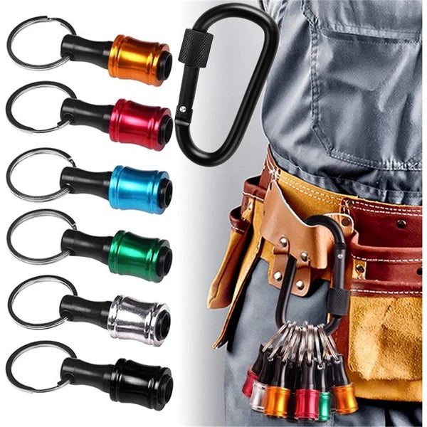 1/4" Hex Shank Quick Release Keychain Screwdriver Drill Bit Holder Bit Set 28PCS