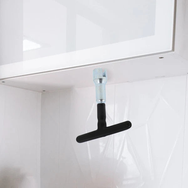 Wing Nut Driver for Eye Screws and Screw-in Hooks Steel T Handle Nut Driver