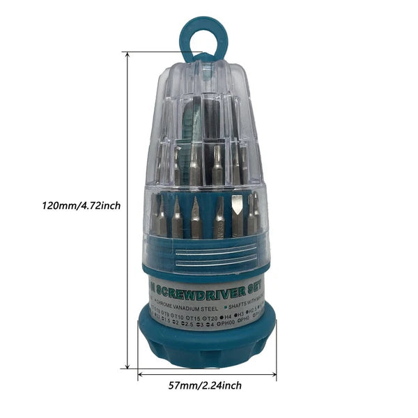 31 in 1 Screwdriver Set with Magnetic Tools for Hard Drive Precision Electronics