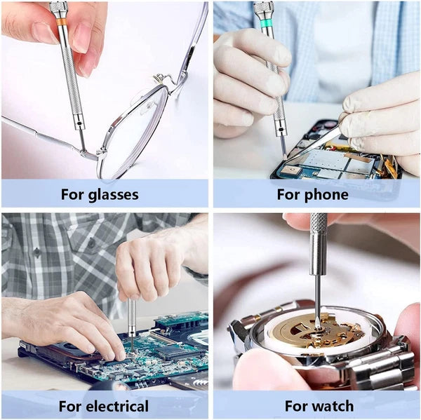13 Pcs Professional Watch Screwdriver Set Micro Precision Watch Repair Kit