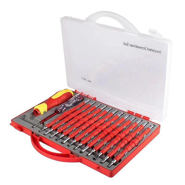26 in 1 1000V Insulated Screwdriver Set Electrician Magnetic Screw driver Bits