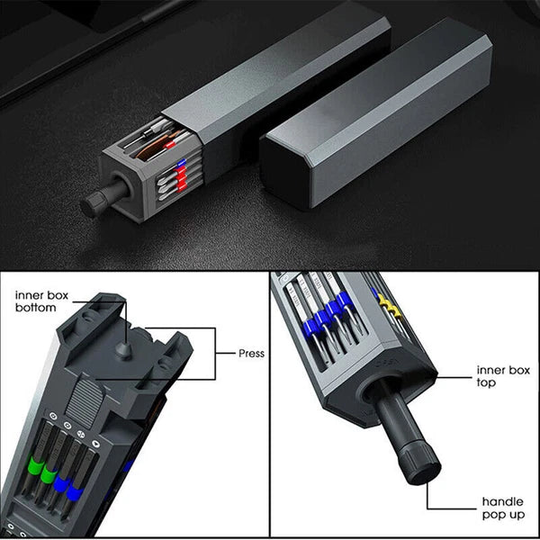 31 in 1 Magnetic Precision Screwdriver Set PC Phone Electronics Repair Tool Kit