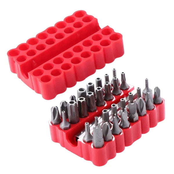 33 Pcs Hexagon Bit Tamper Resistant Star Bits Hexagonal Security Screwdriver