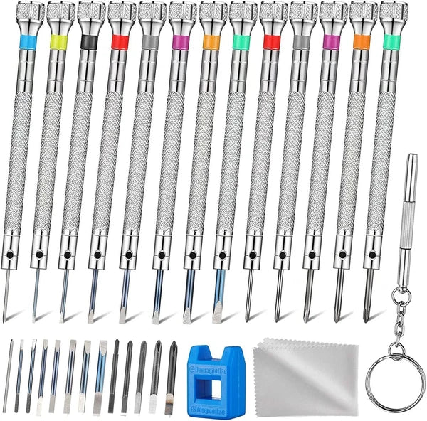 13 Pcs Professional Watch Screwdriver Set Micro Precision Watch Repair Kit