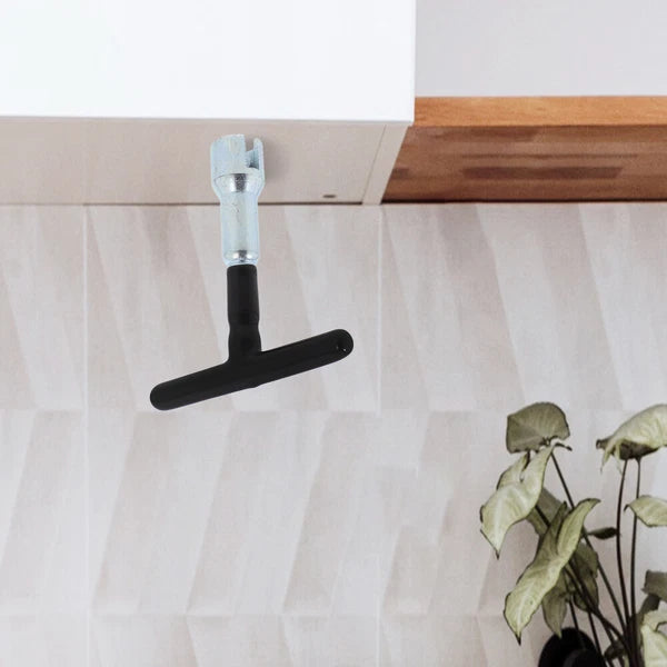 Wing Nut Driver for Eye Screws and Screw-in Hooks Steel T Handle Nut Driver