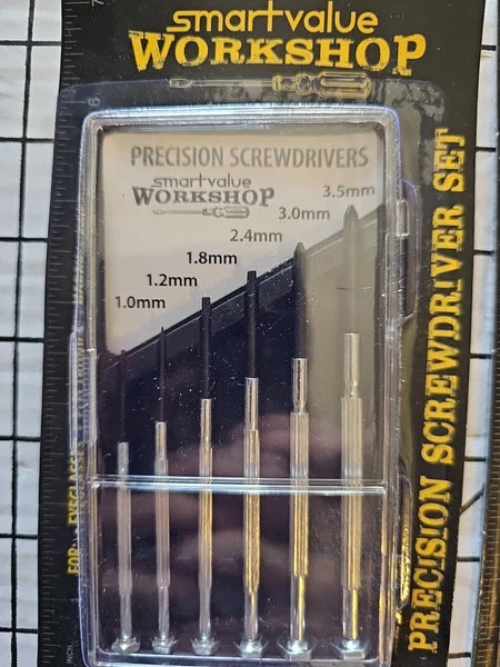 2PACK BUNDLE 6pc Precision Screwdriver Set Micro smartvalue Workshop