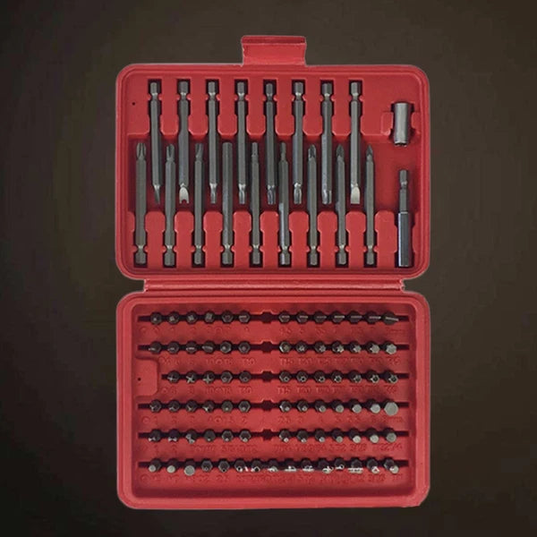 98pcs Slotted Screwdriver Bit Set Tool Kit Repair Tools