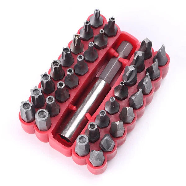 Hollow/Solid Head Screwdriver Bit Set 33PCS Tamper-proof Security Tool