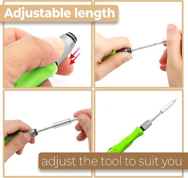 32 Piece Precision Magnetic Screwdriver Set with Case, Screwdriver