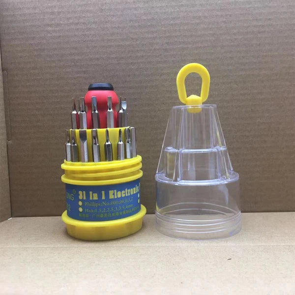 31 in 1 Screwdriver Set with Magnetic Tools for Hard Drive Watch  Precision Elec
