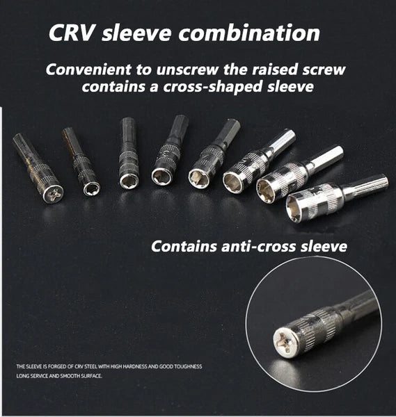 Orange 62 Pieces Precision Screwdriver set Kit Tool Laptop PC phones for clocks