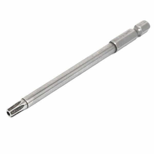 2x T25 4" Torx Screwdriver Bit Set Hex Security Magnetic Head 100MM Extra Long