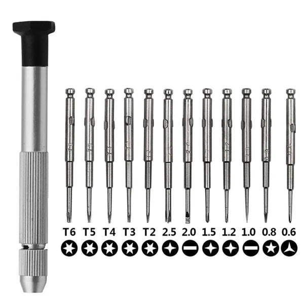 Screwdriver Set Hand Tool Sets Screwdrivers Precision Repair 13 in