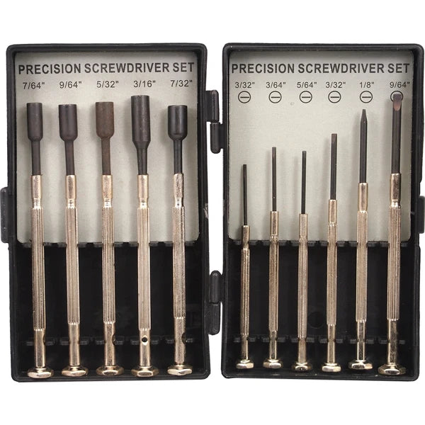 Precision Screwdrivers & Nut Drivers Set Watchmaker Jewelers Repair Tools 11Pcs