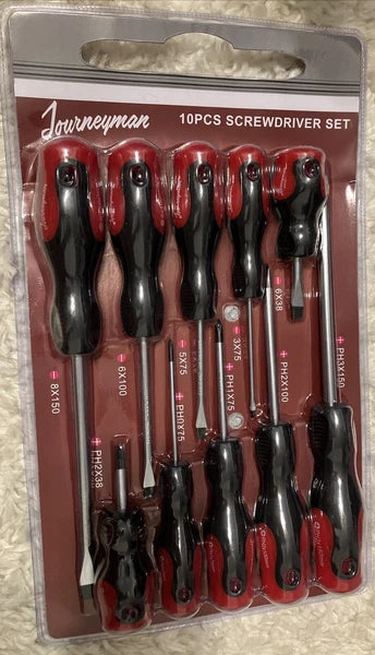 Journeyman 10 Pieces Screwdriver Set