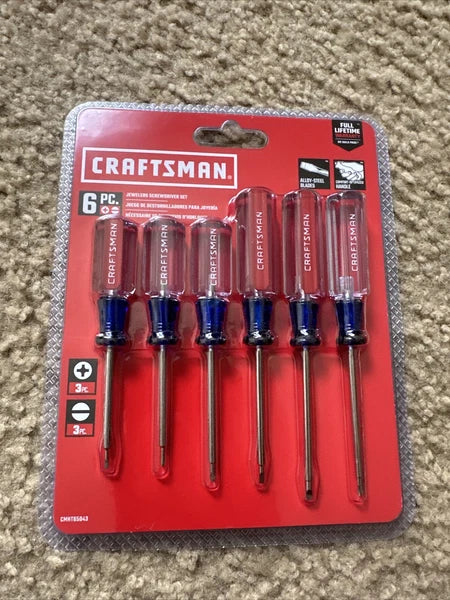 CRAFTSMAN (CMHT65043) Small Screwdiver Set, 6-Piece Jewelers Set