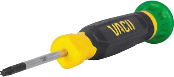 VACO VAC7123 12-Piece Precision Screwdriver Set, Phillips, Slotted, TORX with Co