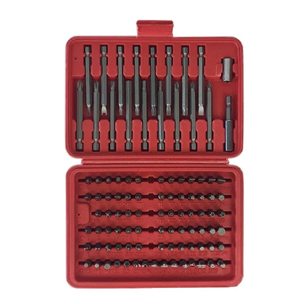 98pcs Slotted Screwdriver Bit Set Tool Kit Repair Tools