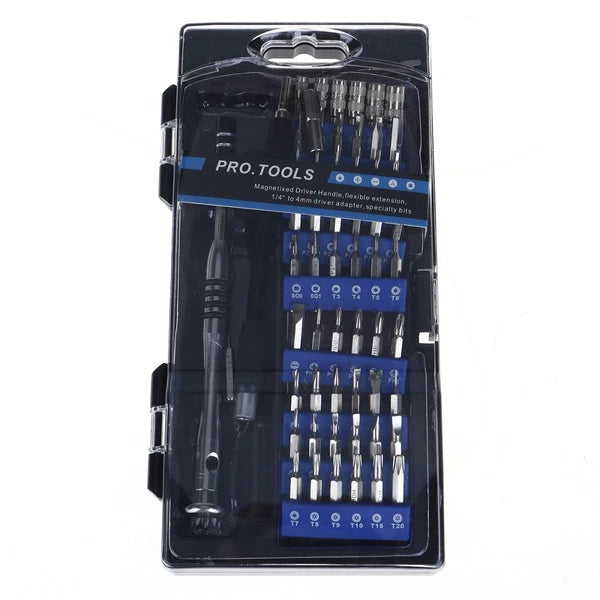 58 in Screwdriver Set Watch Repair Tool Kit Glasses Screws Magnetic Bits