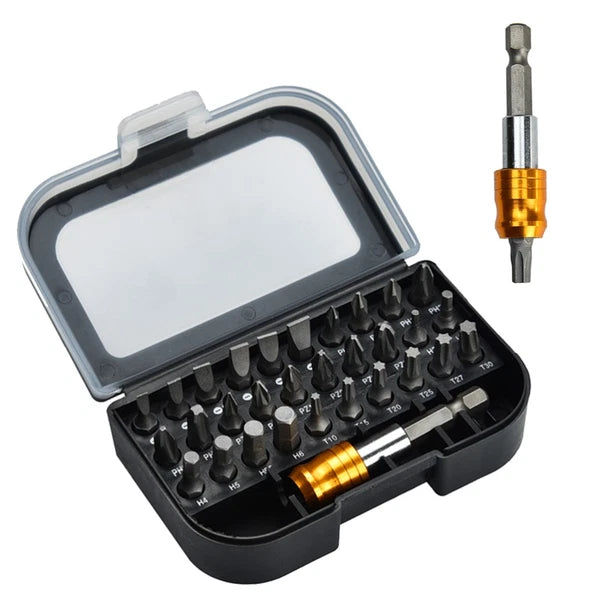 31 Pcs Screwdriver Set Drivers Sets Bit Precision Tools Magnetic Repair Kit