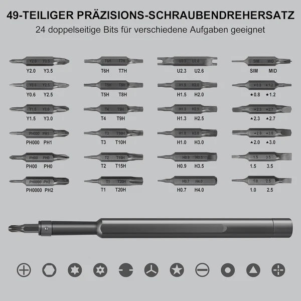 Precision Screwdriver Set 49 in 1  Small Screwdriver Set Magnetic Repair Tool Ki