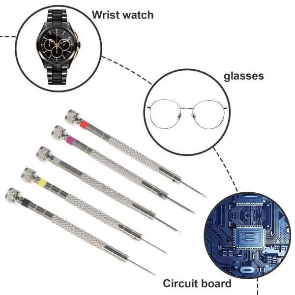 Flat Screwdriver Set Glasses Repairing Screwdrivers Eye Kit Eyeglass