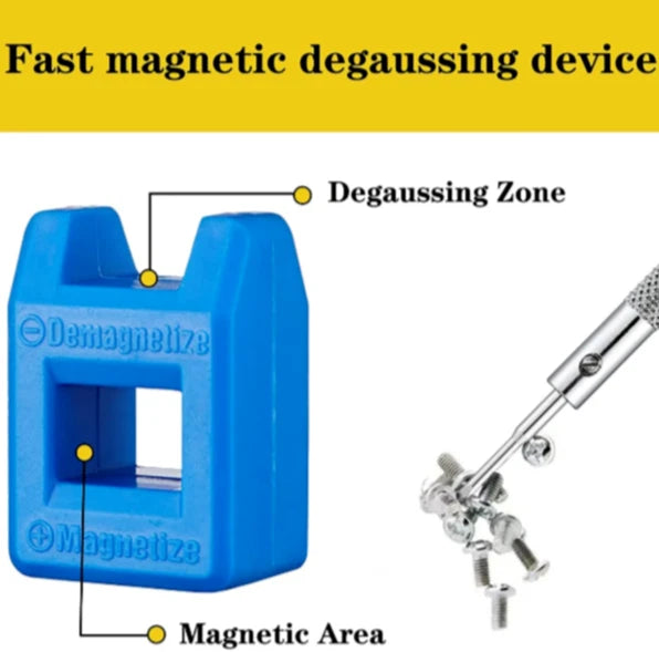 13 pc Precision Screwdriver Set for Watches 0.6-2.0mm Demagnetizer Screw Batch
