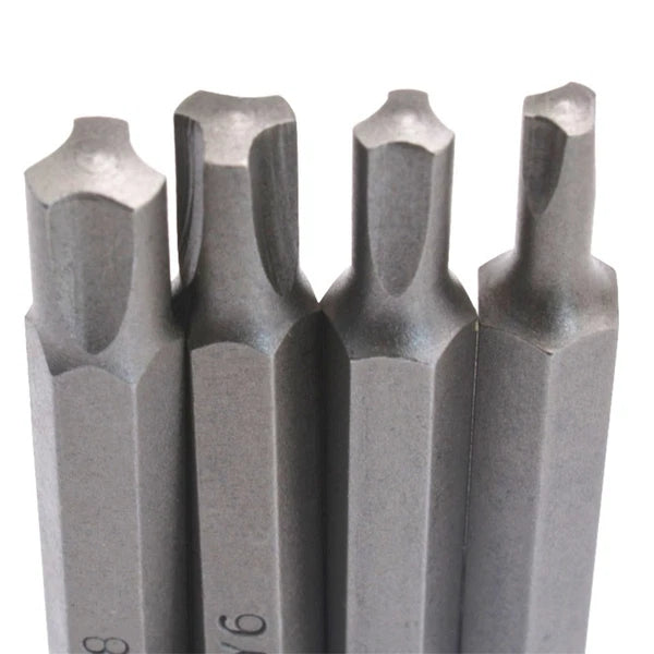 4 Pcs Triangle Tip Screwdriver Bits Magnetic Chrome Vanadium Alloy Steel