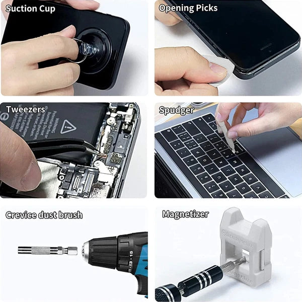 115 in 1 Precision Screwdriver Set Repair Tool Kit For Laptop Computer PC Phone