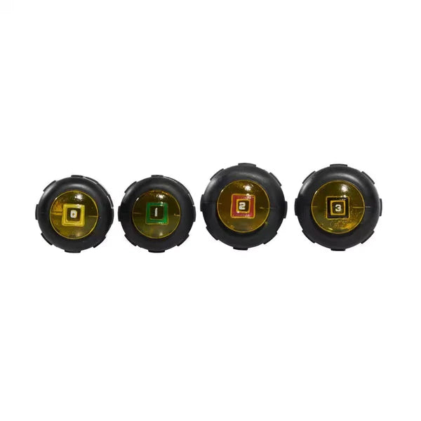 4-Piece Square Recess Screwdriver Set- Cushion Grip Handles